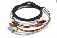 4mm Retractible Stackable Banana Plug Lead 4 Colour, 2m